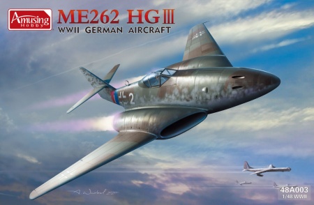 AH48A003 Немецкий истребитель Messerschmitt Me.262 HGII Amusing Hobby