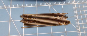 42266J Мини-сверло, диаметр   0,85 мм, HSS 4241, титановое покрытие, 10 шт./уп.