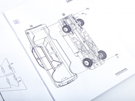 1609AVD Сборная модель Легковой автомобиль  24-16 AVD Models