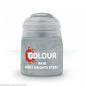 21-47GW Краска База: сталь серых рыцарей (12 мл)(BASE: GREY KNIGHTS STEEL (12ML))