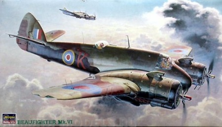 51213 Cамолет  BEAUFIGHTER Mk.VI (HASEGAWA) 1/72 Hasegawa