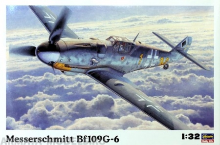08067 Самолет Messerschmitt BF-109G-6 Hasegawa