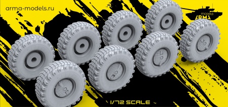 AM72362 Высокодетализированные колеса под нагрузкой