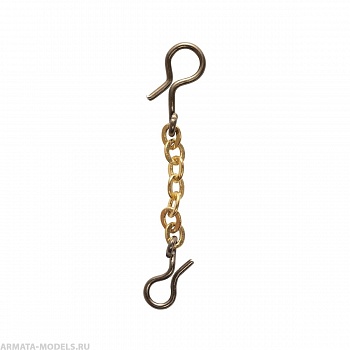 Цепочка с застёжками №2-№3 2.0 см. Go	(3шт/уп) (CZM-GO2-3-20) Helios( цена указана за упаковку, в количестве 3шт.)