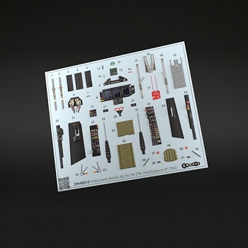 EM48015 Интерьер кабины + кресло для модели М-29К Hobbyboss 81786