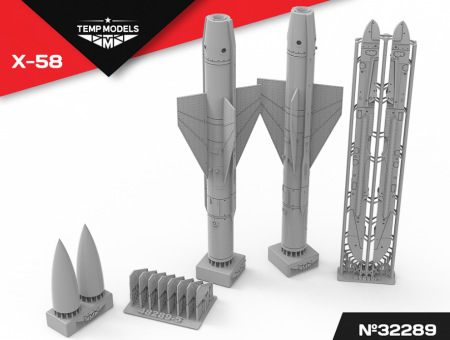 32289 УПРАВЛЯЕМАЯ РАКЕТА Х-58 1/32 Temp Models