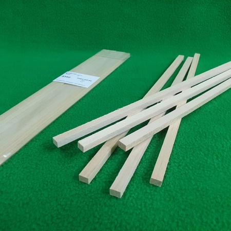 5352 рейки 6х8 - длина 300 мм - липа - 6 шт
