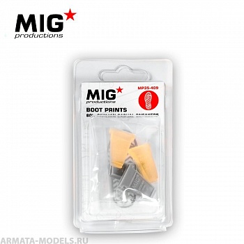 MP35-409 аксессуары для моделей из пластика BOOT PRINTS  80's Civilian Casual Sneakers