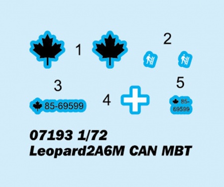 07193P Танк Leopard2A6M CAN MBT Trumpeter