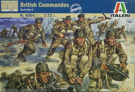 6064ИТ Солдатики British Commandos Italeri