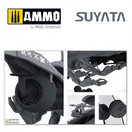 SRK003 Сборная модель Space Submarine I-400 Suyata