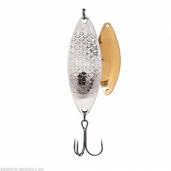 Блесна БИметалл Дайва 20 гр 04/02 серебро чешуя/латунь (PR-D-04/02) Premier( цена указана за упаковку, в количестве 5шт.)