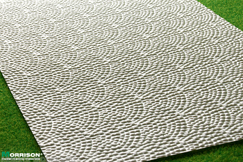 041tbm072 Объёмная текстура булыжной мостовой М1:72. (Лист А4- 19см.х28см.)