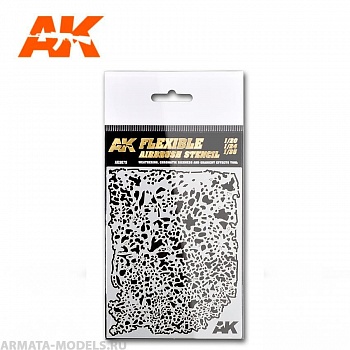 AK9079 трафарет Flexible Airbrush Stencil AK9079 трафарет Flexible Airbrush Stencil