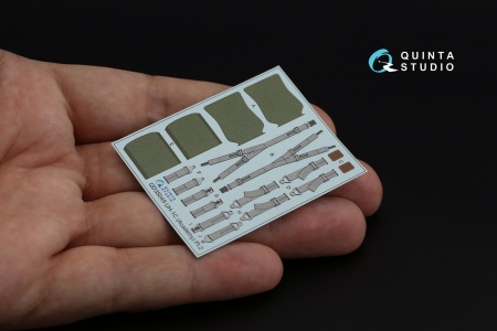 QD35049 3D Декаль интерьера кабины UH-1C (Academy)