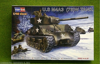84805 Танк U.S M4A376 (W) Tank