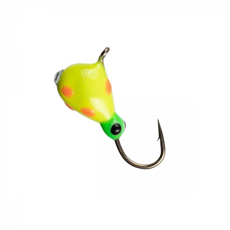 Мормышка вольф Капля с ушком краш 5мм 1,9гр 227 обм камнем (MW-1150-227) Helios