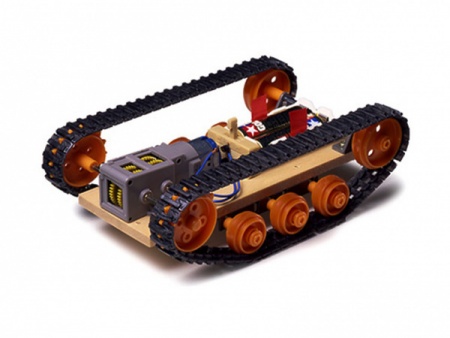 70108T Конструктор-гусеничное шасси, на котором можно собрать любую модель.(в комплекте три вида гусениц и колес) Tamiya