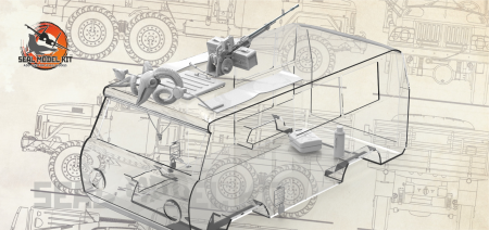 smk35001 Танковый пулемет НСВТ Утес