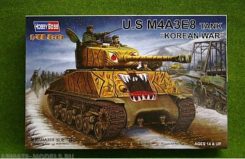 84804 Танк U.S M4A3E8 TANK Корейская война 84804 Танк U.S M4A3E8 TANK Корейская война