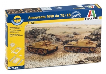 7519ИТ Самоходка М-40 Italeri