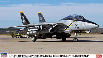 02434-Истребитель ВМС США F-14B TOMCAT VF-103 JOLLY ROGERS LAST FLIGHT 2004 (Limited Edition) 02434-Истребитель ВМС США F-14B TOMCAT VF-103 JOLLY ROGERS LAST FLIGHT 2004 (Limited Edition)