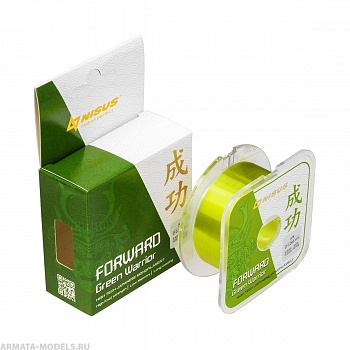 Леска FORWARD Green Warrior 0,286mm/100m Nylon (N-FGW-0286-100) Nisus( цена указана за упаковку, в количестве 10шт.)