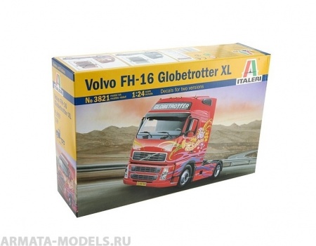 3821ИТ Автомобиль Volvo FH16 Globetrotter XL Italeri