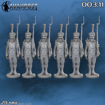 003.11АП Французская линейная пехота: гренадерская рота