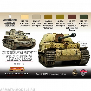 CS01 Набор GERMAN WWII TANKS SET 1