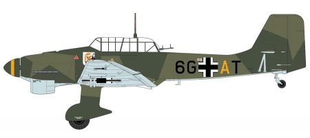 A03087 Самолет Junkers Ju87 B-1 Stuka Airfix A03087 Самолет Junkers Ju87 B-1 Stuka Airfix