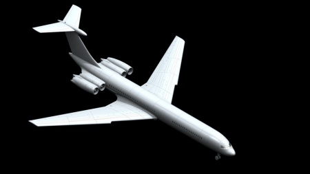 14406 Ильюшин-62М, Пассажирский самолет ВВС Германии ICM 14406 Ильюшин-62М, Пассажирский самолет ВВС Германии ICM