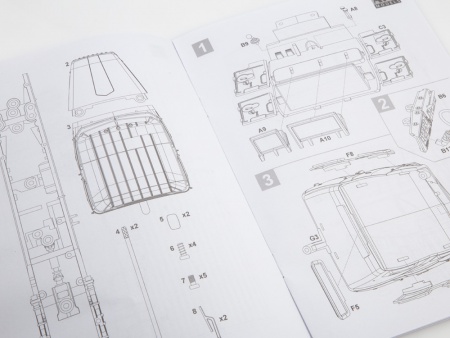 1403AVD Сборная модель 43206-0551 бортовой AVD Models
