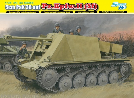 6721Д САМОХОДКА 5cm PaK 38 auf Fgst.Pz.Kpfw.il (Sf) Dragon