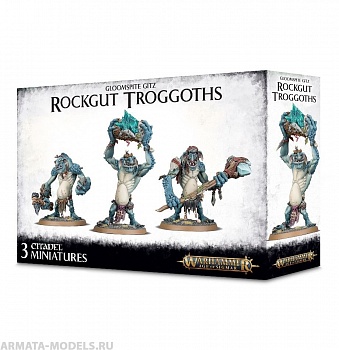 89-33GW Набор Сумрачные Поганцы: Трогги-Скалобрюхи (Gloomspite Gitz Rockgut Troggoths) 89-33GW Набор Сумрачные Поганцы: Трогги-Скалобрюхи (Gloomspite Gitz Rockgut Troggoths)