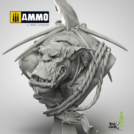 BCBSBU0002 Бюст Sharki the Shark Hunter BIG CHILD