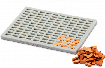300-fkir-24 Силиконовая форма для мини кирпичиков М 1/24 (на 120 штук)