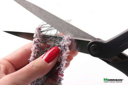 004lc005 Цветочные ленты для макета. Сиреневые соцветия.