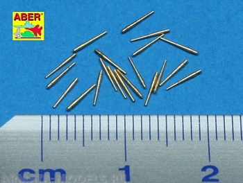 ABR-1:700-L-21  Дополнения для  Set of 20 pcs 102 mm universal barrels for Royal Navy ships для  1/700 ABR-1:700-L-21  Дополнения для  Set of 20 pcs 102 mm universal barrels for Royal Navy ships для  1/700