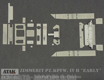 SE3505ATAK ZIMMERIT Pz.Kpfw. IV H Early