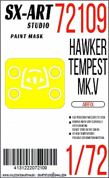 72109SX Окрасочная маска Hawker Tempest Mk.V (Airfix)