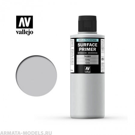 V-74601 Акриловый грунт - полиуретановый / Серый, 200мл.