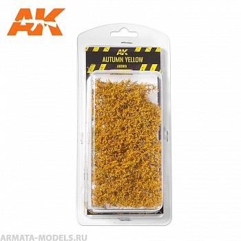 AK8169 Имитация листвы для макетов и диорам AUTUMN YELLOW SHRUBBERIES