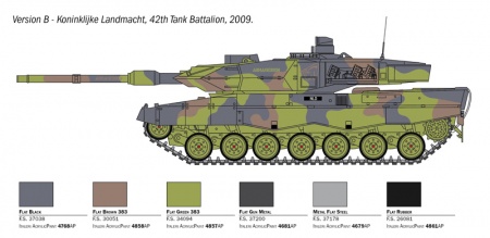 6567ИТ Танк LEOPARD 2A6 Italeri