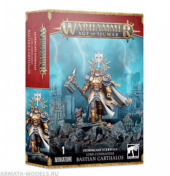 96-52GW Набор Грозорожденные Вечные. Лорд-Командир Бастиан Карфалос (AoS: Stormcast Eternals Lord-Commander Bastian Carthalos)