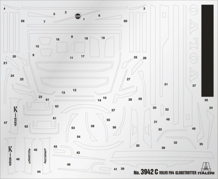 3942ИТ Грузовик Вольво FH 4 Italeri