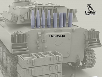 LRE35416 Миниатюра 122 мм боеприпасы повышенной дальности - снаряд и гильза - 4 шт