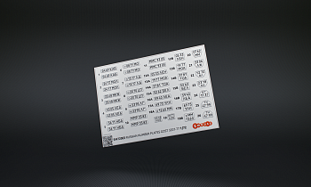 EM72003 Автономера СССР после 1977 года 1:72 (3D декаль)