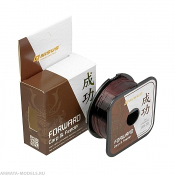 Леска FORWARD Carp & Feeder brown 0,496mm/100m Nylon (N-FСF-0496-100) Nisus( цена указана за упаковку, в количестве 10шт.)