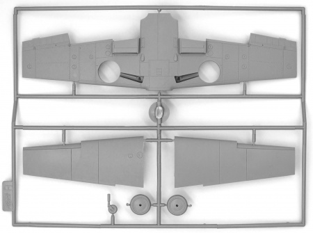 48805 Bf 109F-4 с германским наземным персоналом ICM 48805 Bf 109F-4 с германским наземным персоналом ICM
